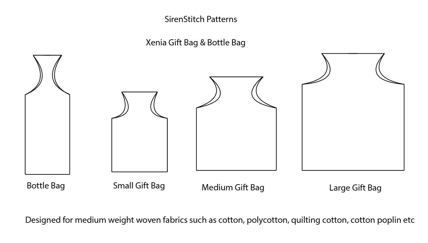 Xenia Gift Bag & Bottle Bag